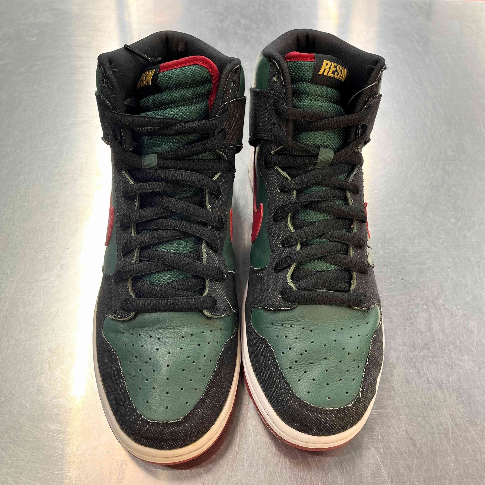 US11】 NIKE SB DUNK HIGH PREMIUM SB RESN 313171-362 【中古】 箱有 