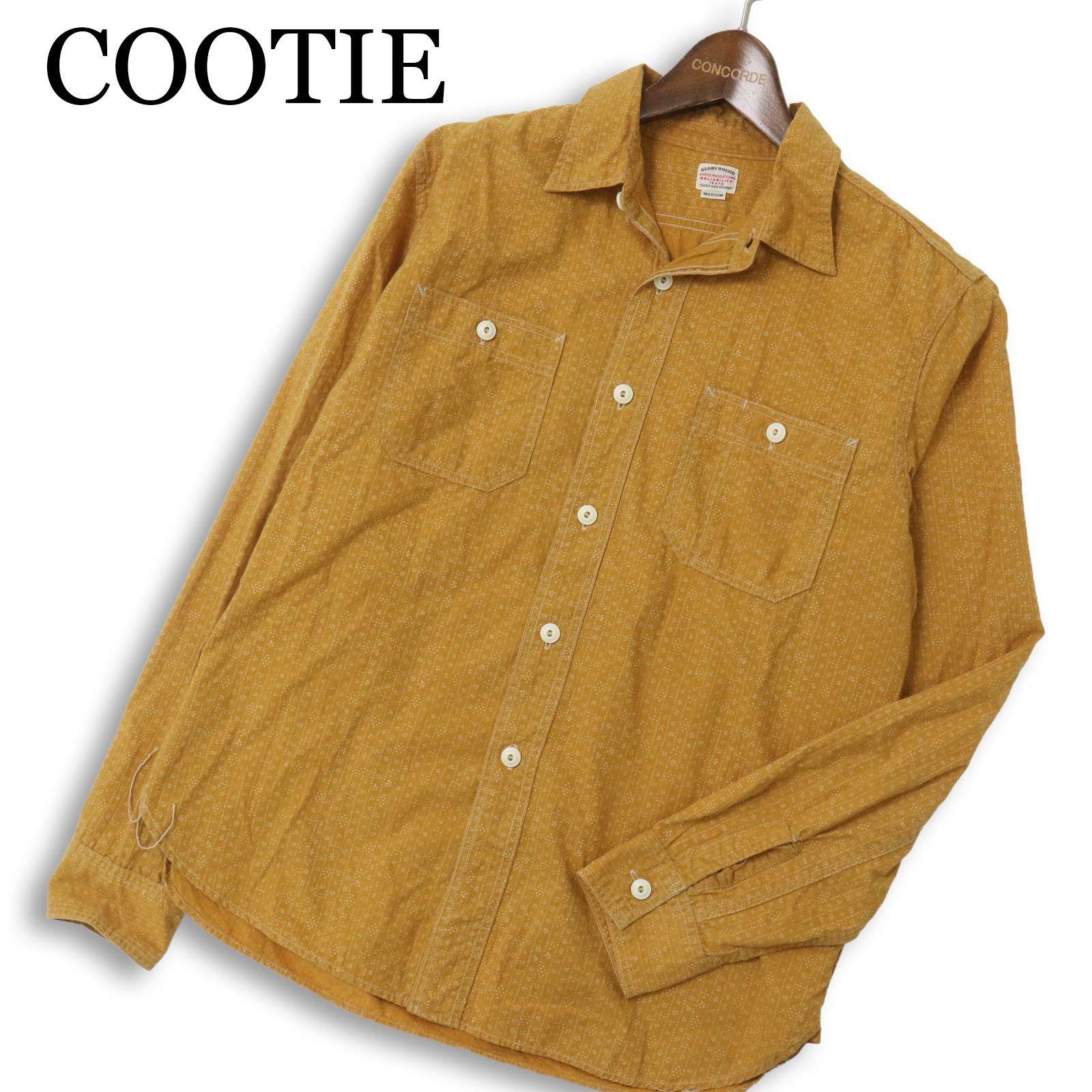 COOTIE クーティー GLORY BOUND 通年☆ 長袖 総柄 ドット柄 ワーク