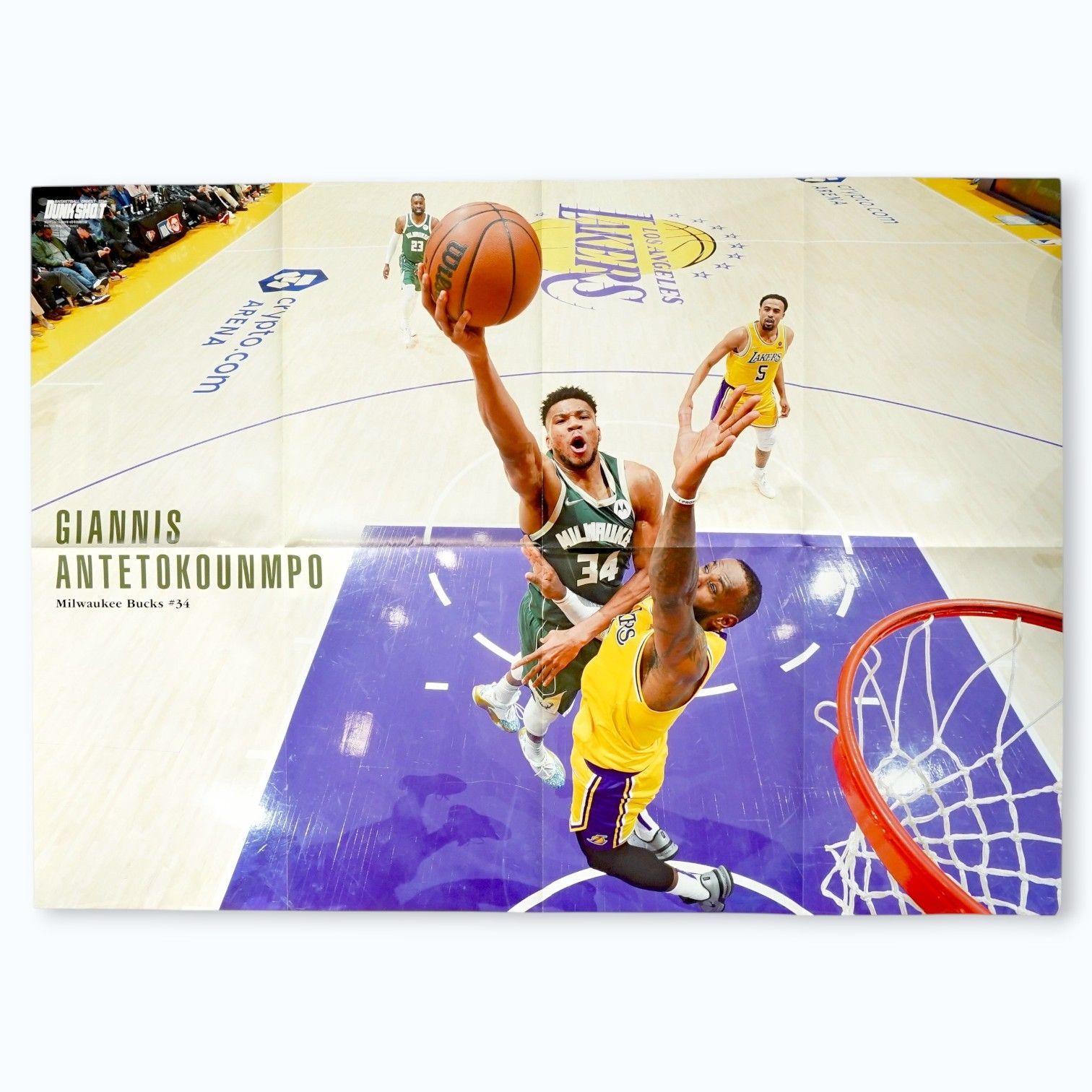渡邊雄太 八村塁 ヤニスアデトクンボ NBAバスケ 大判両面ポスター