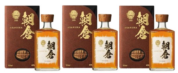 篠崎 樫樽熟成 朝倉 ALC40% 500ML 3本