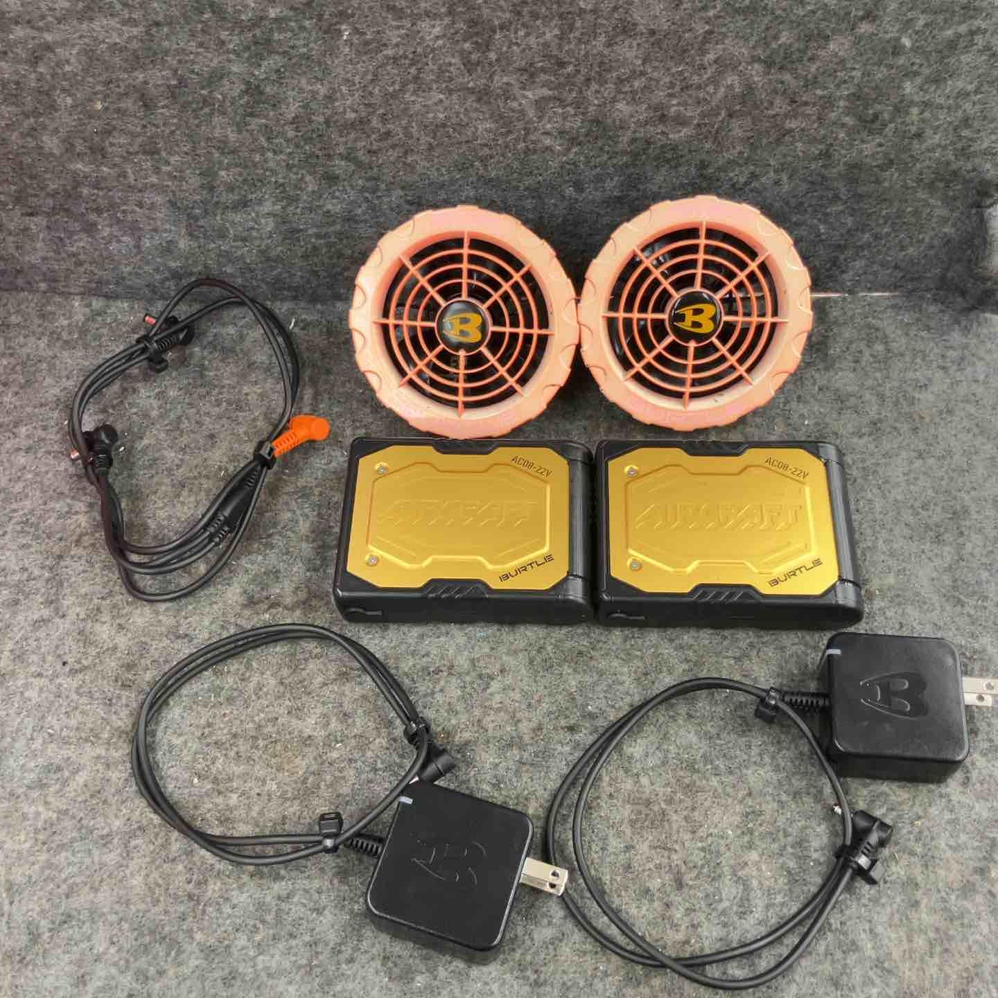URTLE AIRCRAFT バートル エアークラフト 空調服 バッテリ AC08-22V 2個【鴻巣店】