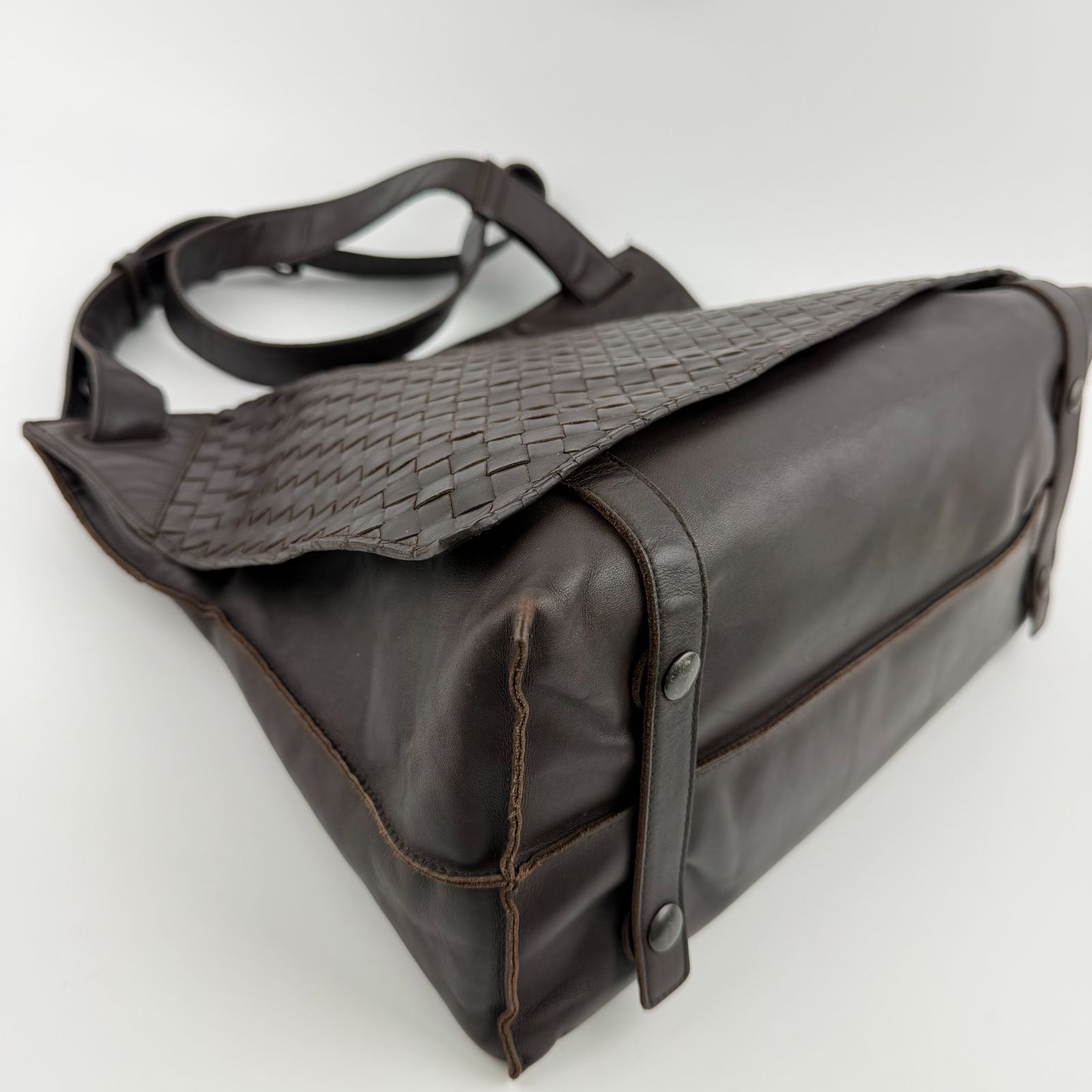 中古】Bottega Veneta ボッテガヴェネタ イントレチャート ショルダー 