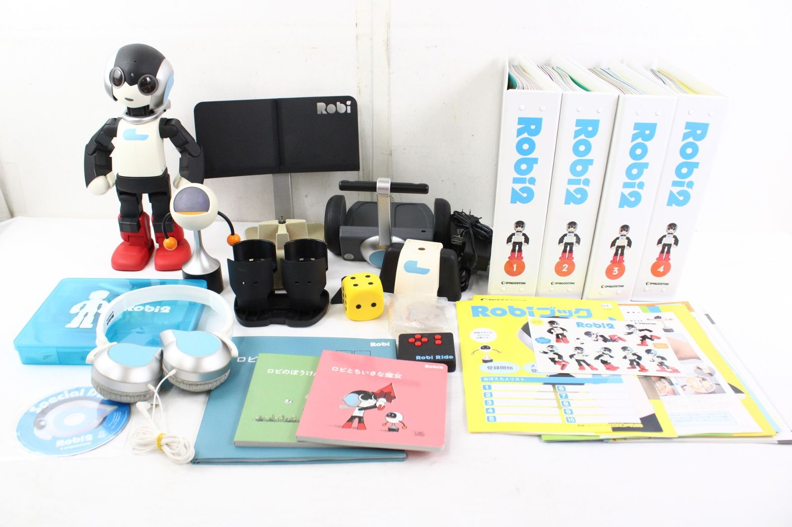 現状品 デアゴスティーニ ロビ2 完成品 ロビライド ヘッドホン付き ホビー ロボット ITTBZVOO96I0-D-S24-byebye