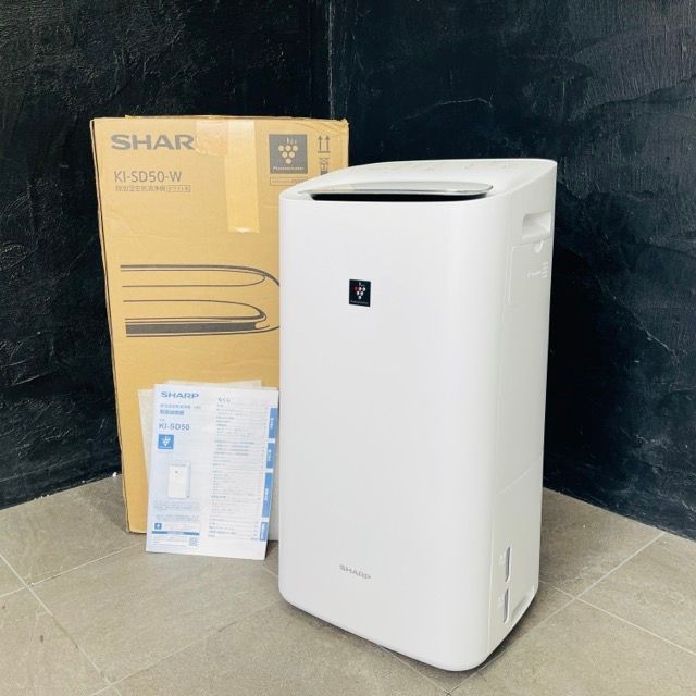 シャープ 除加湿空気清浄機 【中古】動作保証 SHARP KI-SD50-W 2026年