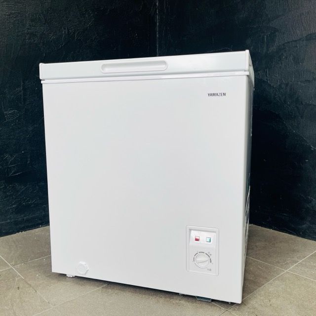 山善 電気冷凍庫 【中古】動作保証 YAMAZEN YF-C70 66L 上開き 業務用 冷蔵モードへ切り替え可能 ホワイト 054034/23890
