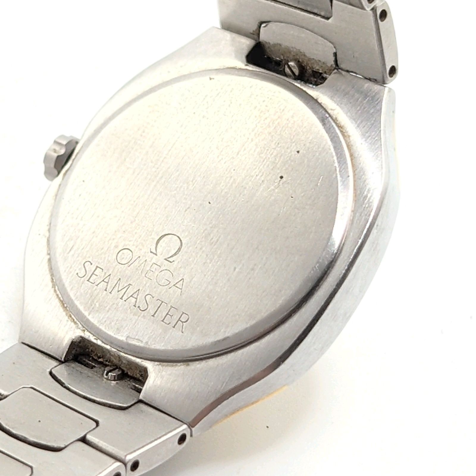 OMEGA Seamastrer Watch Quartz Ladies Square Gold Gold dial Y2K