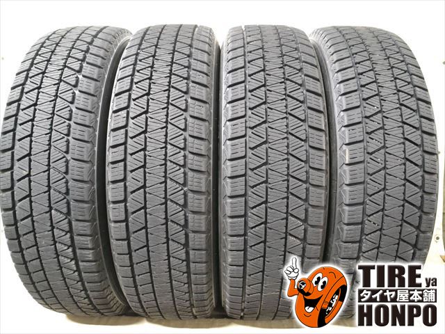 【中古 冬用】4本セット 225/60R18 100Q ブリヂストン ブリザックDM-V3 スタッドレスタイヤ 中古タイヤ