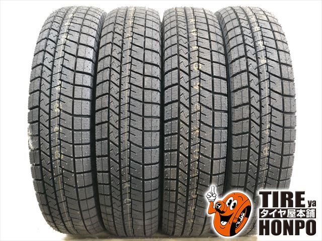 【中古 冬用】4本セット 165/70R14 81Q ダンロップ ウィンターマックスWM03 未使用 スタッドレスタイヤ 中古タイヤ