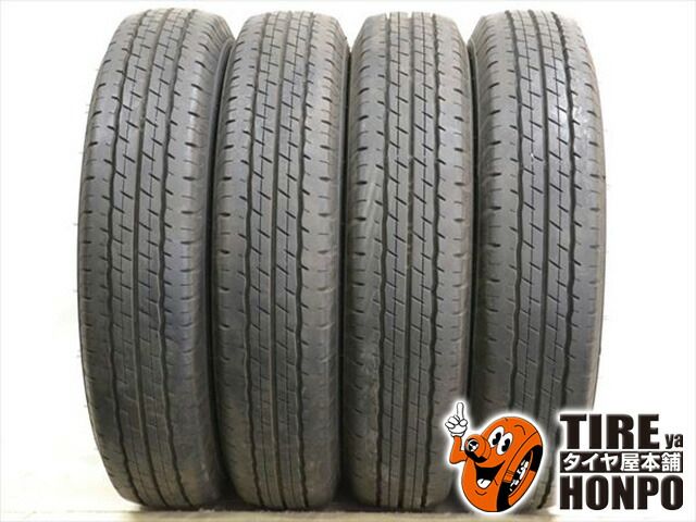 【中古 夏用】4本セット 155/80R14 88/86N ダンロップ SP175L サマータイヤ 中古タイヤ