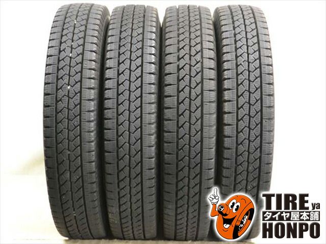 【中古 冬用】4本セット 155/80R14 88/86N ブリヂストン ブリザックVL-1 スタッドレスタイヤ 中古タイヤ
