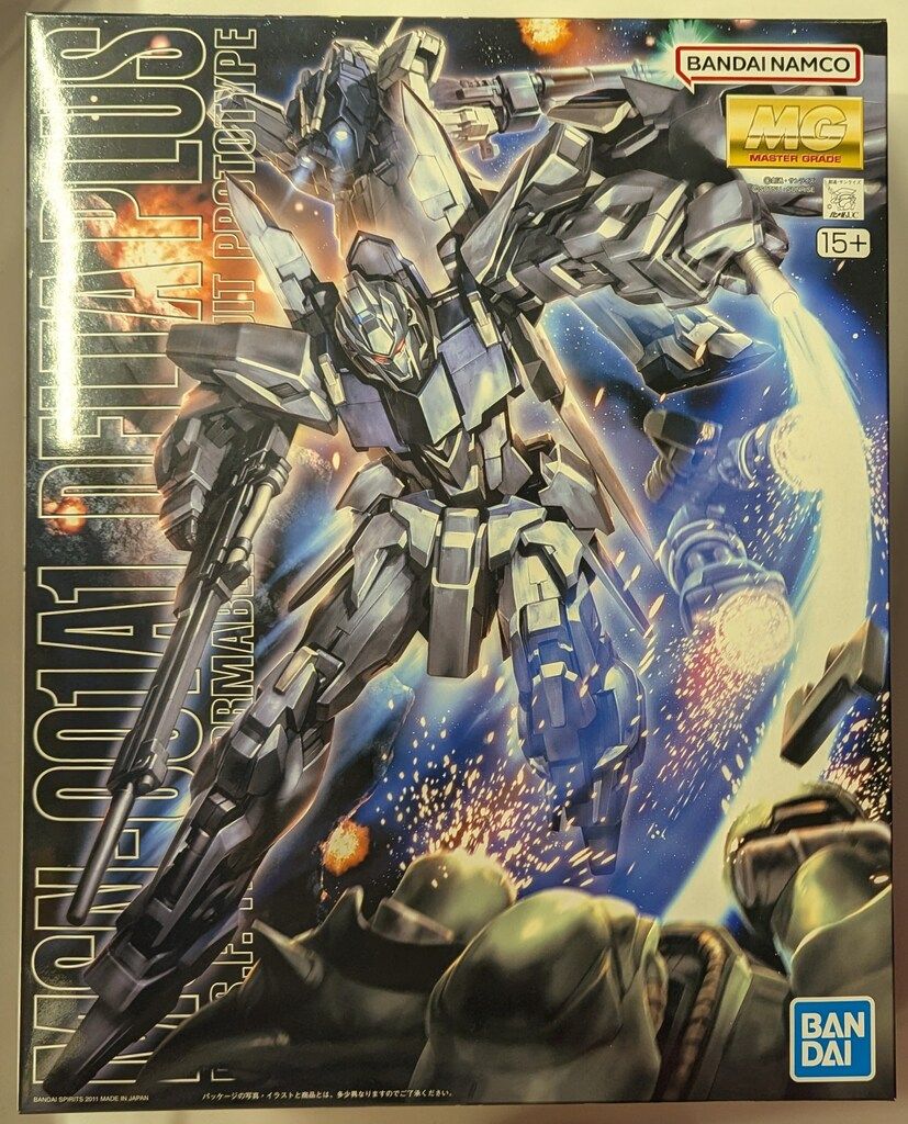 BANDAI SPIRITS MG 1/100 バンダイナムコ版 デルタプラス/15+表記