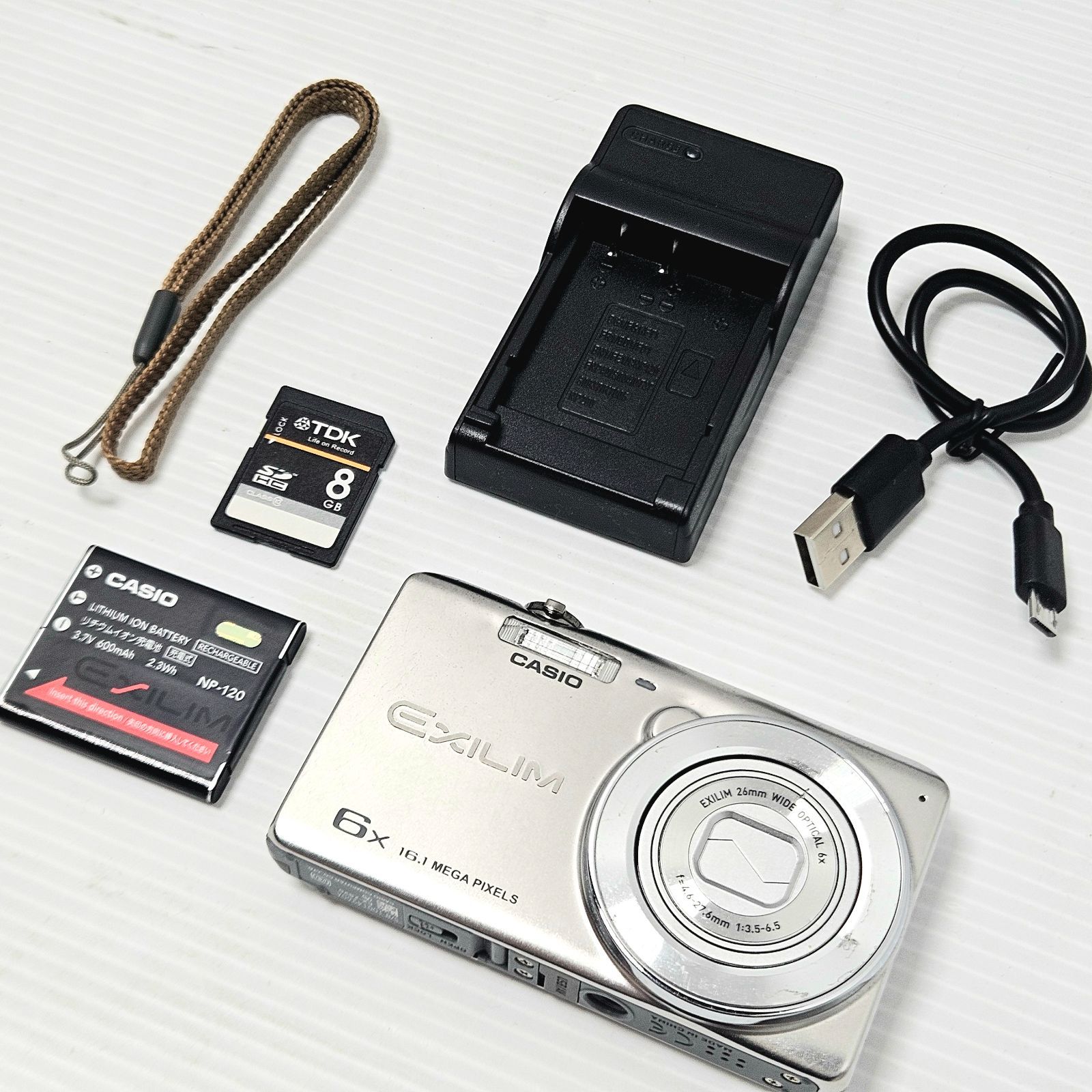 現状品】CASIO EXILIM EX-ZS25 動作品 フラッシュOK SDカード付 - メルカリ