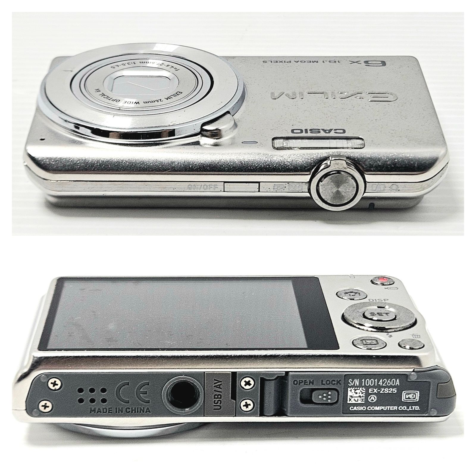 現状品】CASIO EXILIM EX-ZS25 動作品 フラッシュOK SDカード付 - メルカリ