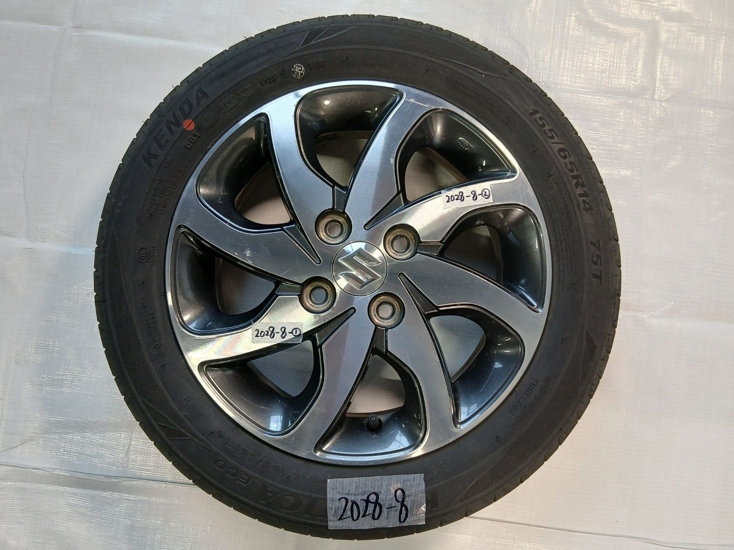 良品』『純正』スズキ 14インチ 軽自動車用 アルミホイール＆サマー