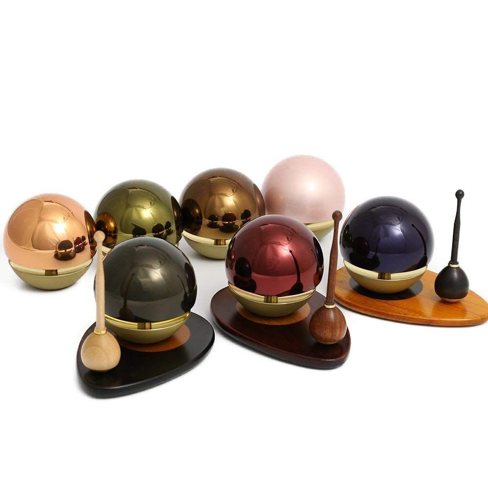 新品 京仏壇はやし モダン仏具 選べる たまゆらりん 3点セット (セピア ） 1.8寸 カリン棒 紫檀色 敷き台セット 【京仏壇はやしオリジナルクロスセット】
