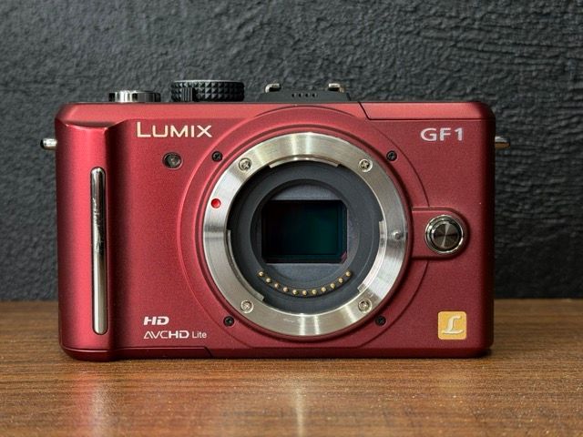 デジタル一眼カメラ 【中古】動作保証 Panasonic LUMIX DMC-GF1 レッド