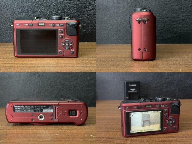 デジタル一眼カメラ 【中古】動作保証 Panasonic LUMIX DMC-GF1 レッド