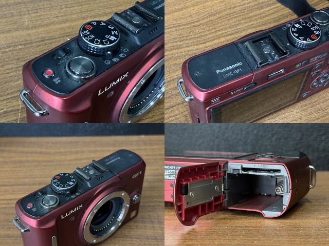 デジタル一眼カメラ 【中古】動作保証 Panasonic LUMIX DMC-GF1 レッド