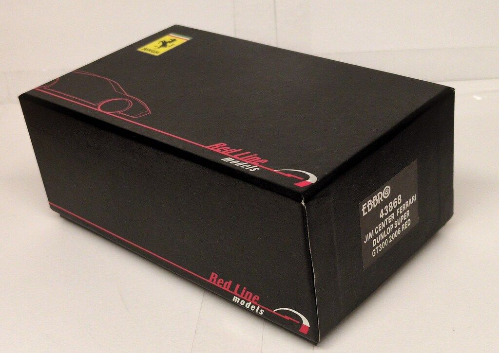 MINIMAX 1/43 Red Line/EBBRO JIM CENTER FERRARI DUNLOP SUPER GT300