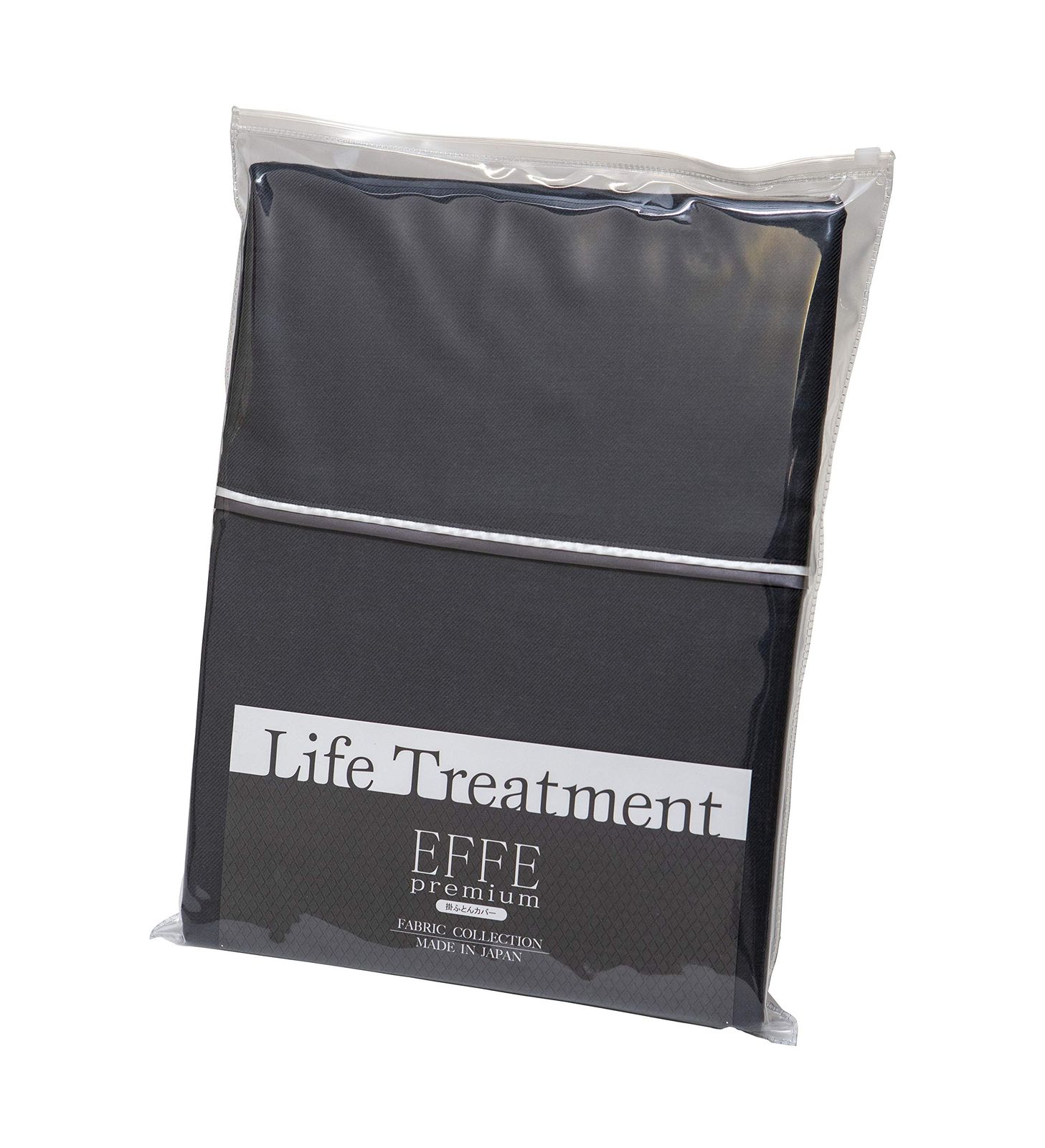 新品 【フランスベッド正規品】 掛けふとんカバー クイーン(幅220×長さ210cm) ミッドナイトブルー 「EFFEpremium(エッフェプレミアム) 掛けふとんカバー」 メイキングが楽なU字ファスナーを採用 綿100% 日本製 035971740