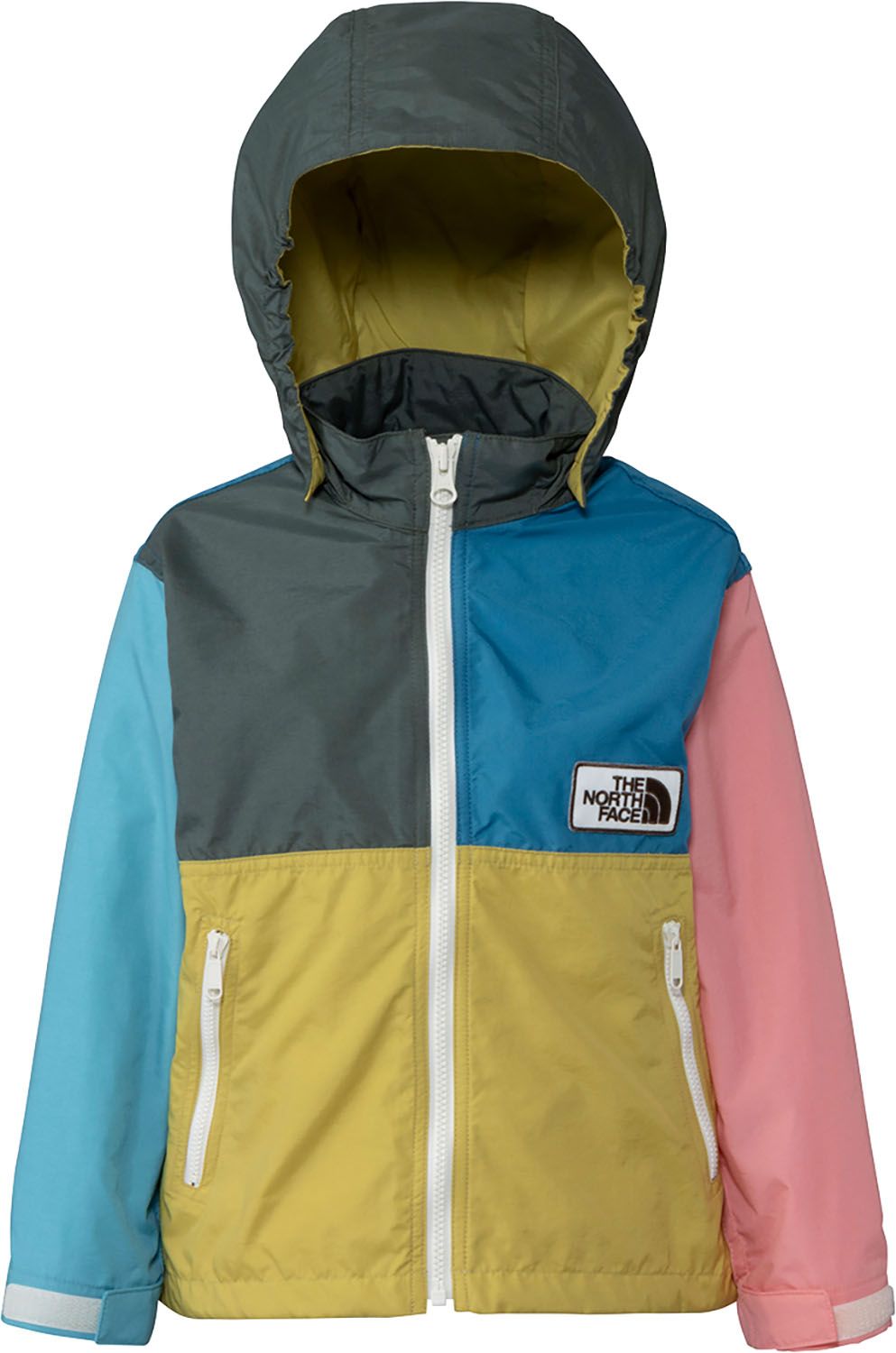 ザ・ノース・フェイス THE NORTH FACE アウトドア トドラーグランドコンパクトジャケット キッズ 子ども アウター ウィンドブレーカー パーカー フーディ 撥水 キャンプ 旅行 お出かけ ハイキング 林間学校 NPT2251 MB マルチカラーB