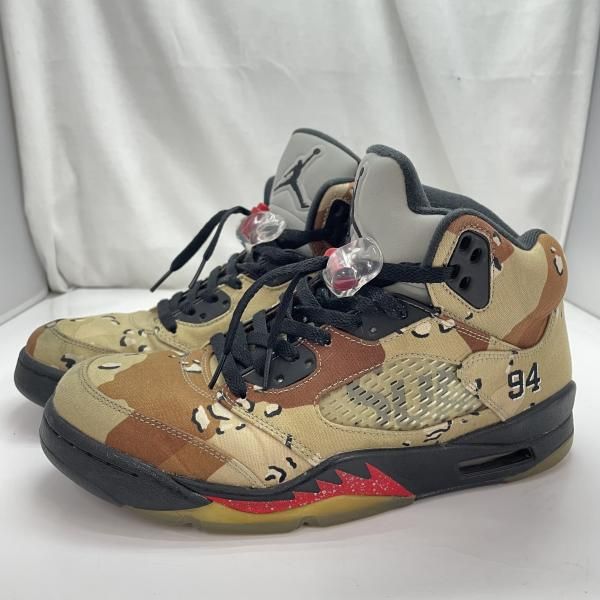 【中古】NIKE×Supreme Air Jordan 5 Retro 