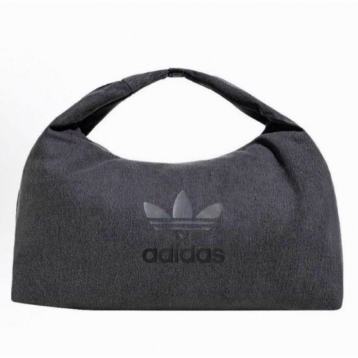海外限定Adidas デニム 雲形バッグ ユニセックス ブラック　IX7694 海外限定Adidas デニム 雲形バッグ ユニセックス ブラック IX7694