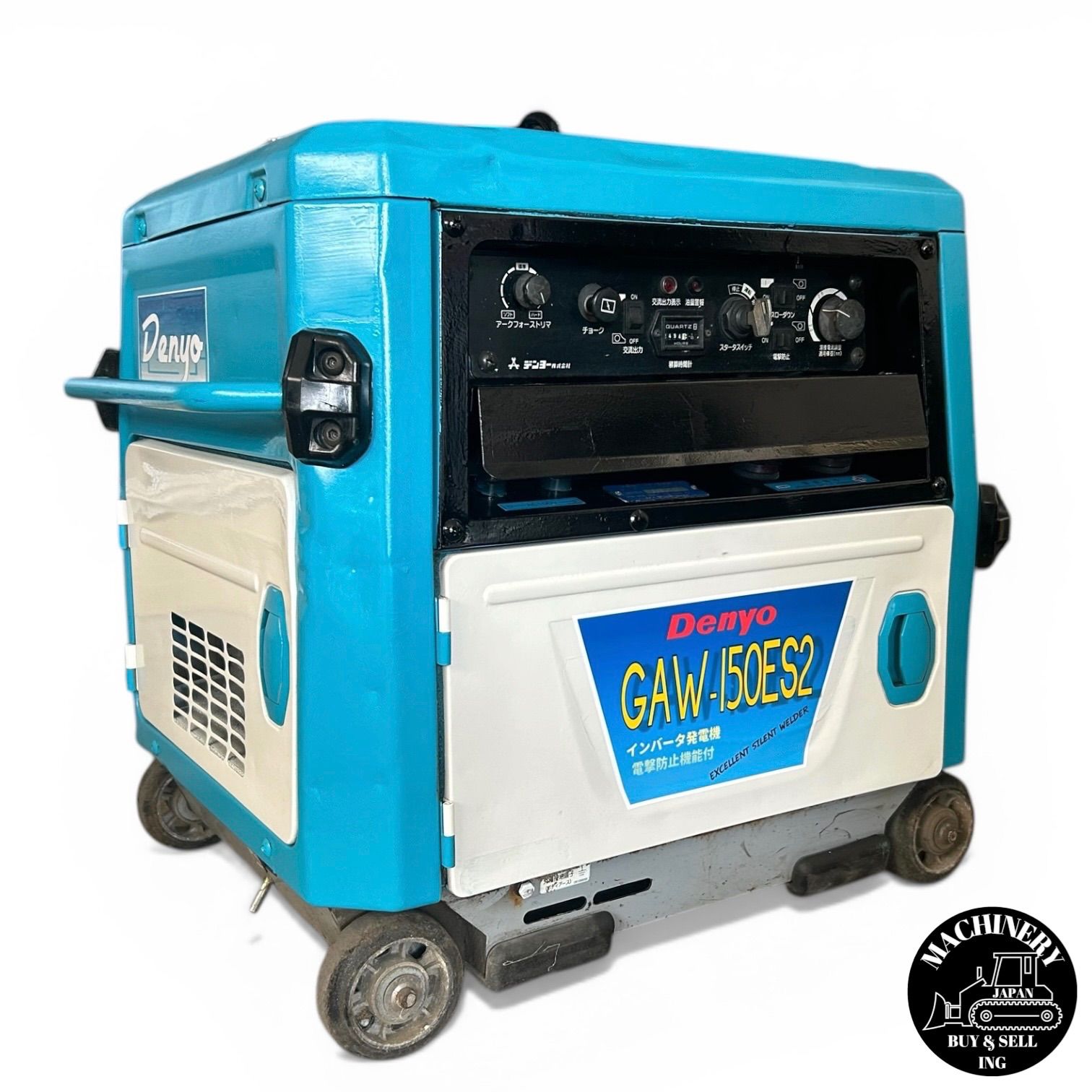 【整備済】溶接機　DENYO　デンヨー　GAW-150ES2　発電機　ウェルダー