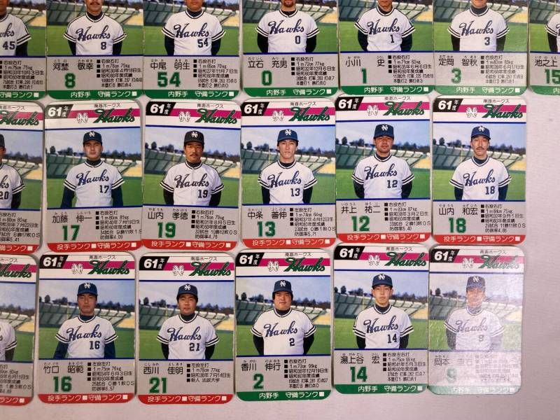 タカラ　プロ野球ゲーム88年　南海ホークス タカラ プロ野球カードゲーム 88年度版 南海ホークス｜Yahoo!フリマ