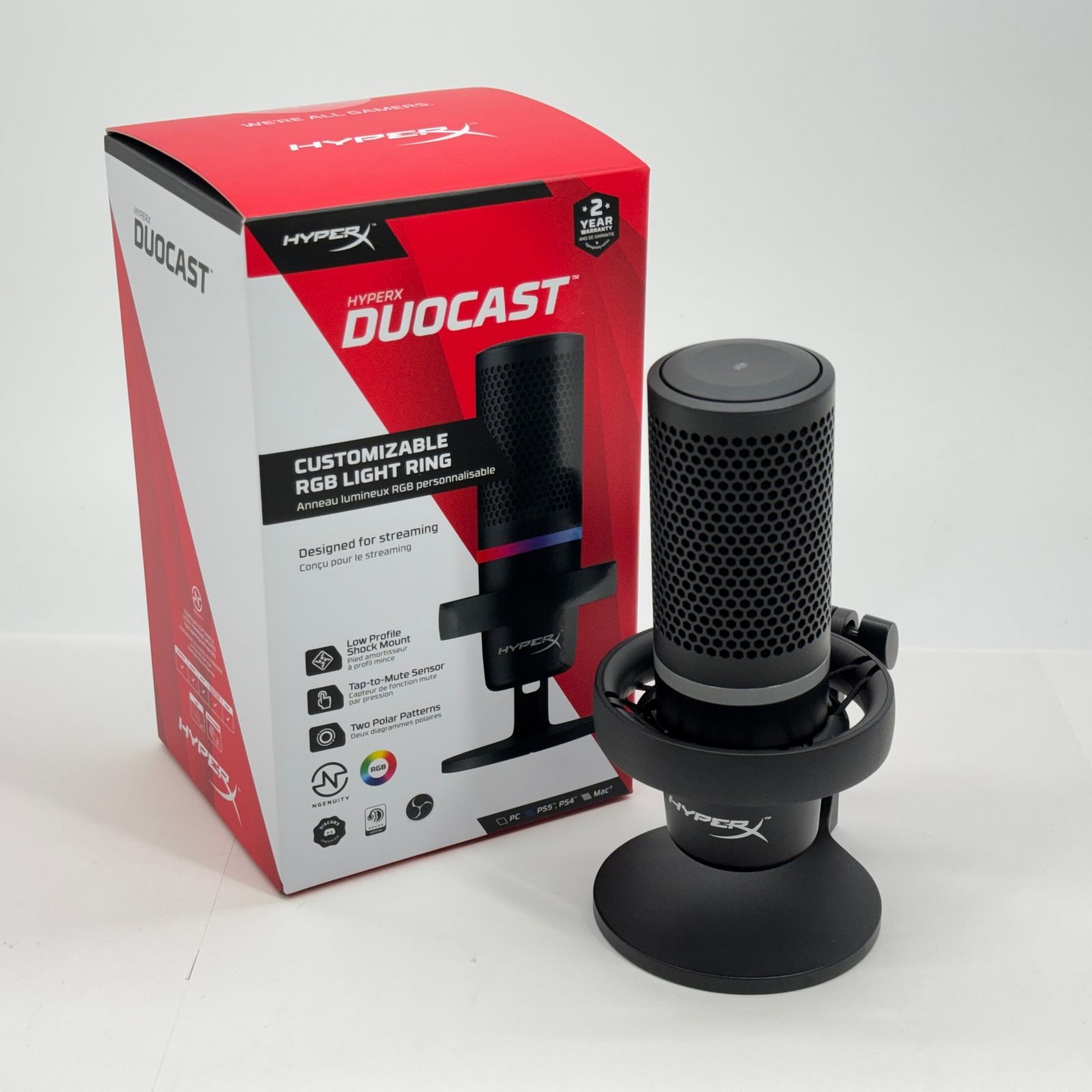 HYPERX 4P5E2AA DUOCAST USBコンデンサーマイク【C7707-80】 - メルカリ