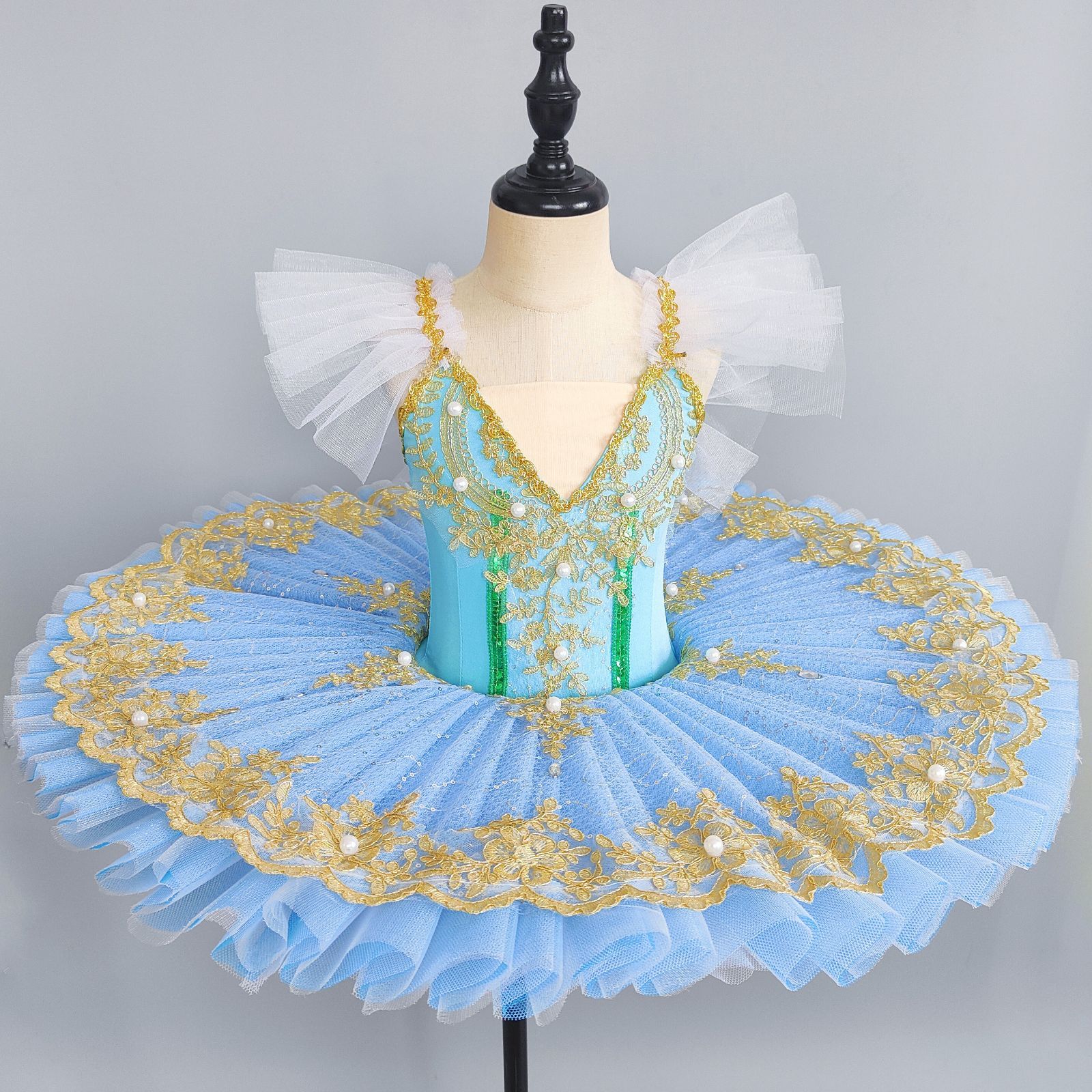 新品 未使用 子供バレエ レディース蓬蓬スカート チュチュ裙 TUTUスカート バレエ衣装 発表会 舞台 ダンスチュチュ 110?170cm 練習用 発表会用 コンテスト用 クラシックバレエ ダンス衣装 フリル zm10