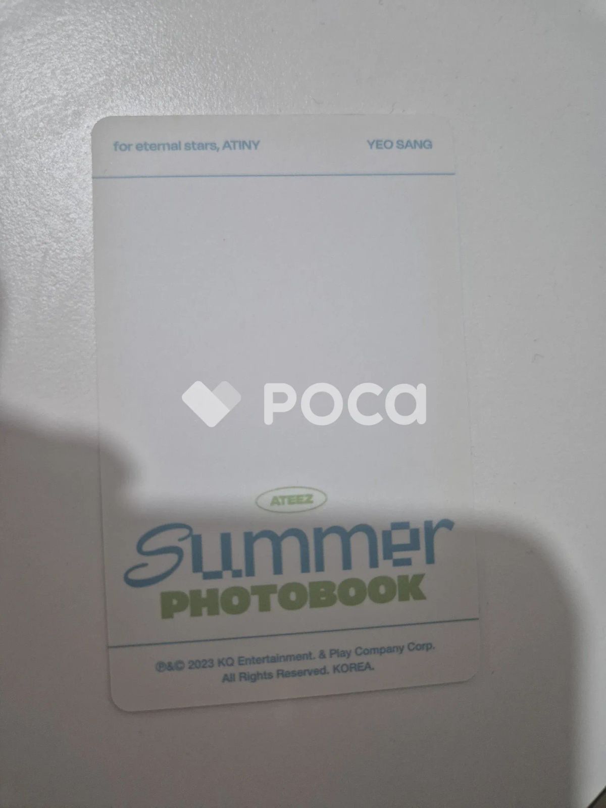 ATEEZ ヨサン ATEEZ 2023 SUMMER PHOTOBOOK - メルカリ