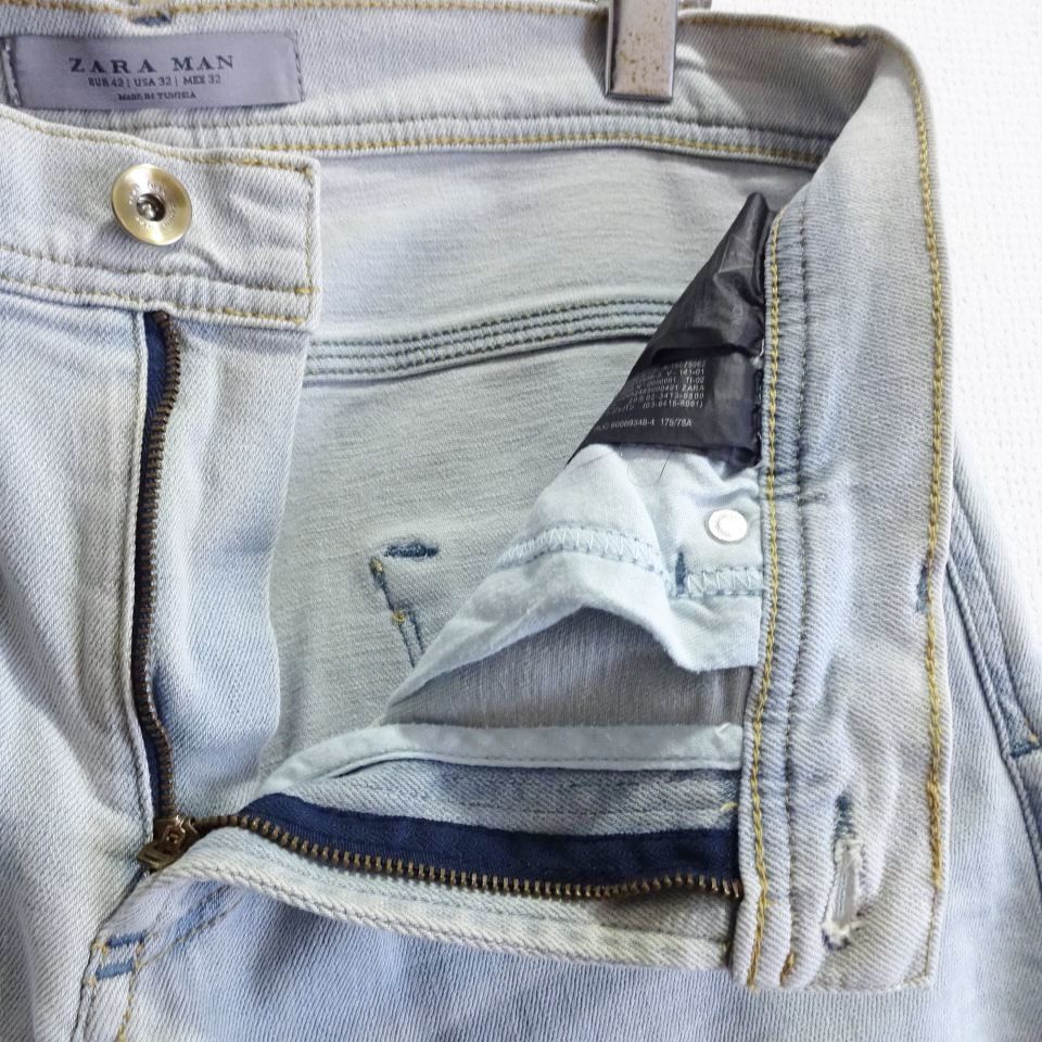 ZARA MAN ザラ スキニー デニムパンツ W32（約82cm） ストレッチ 