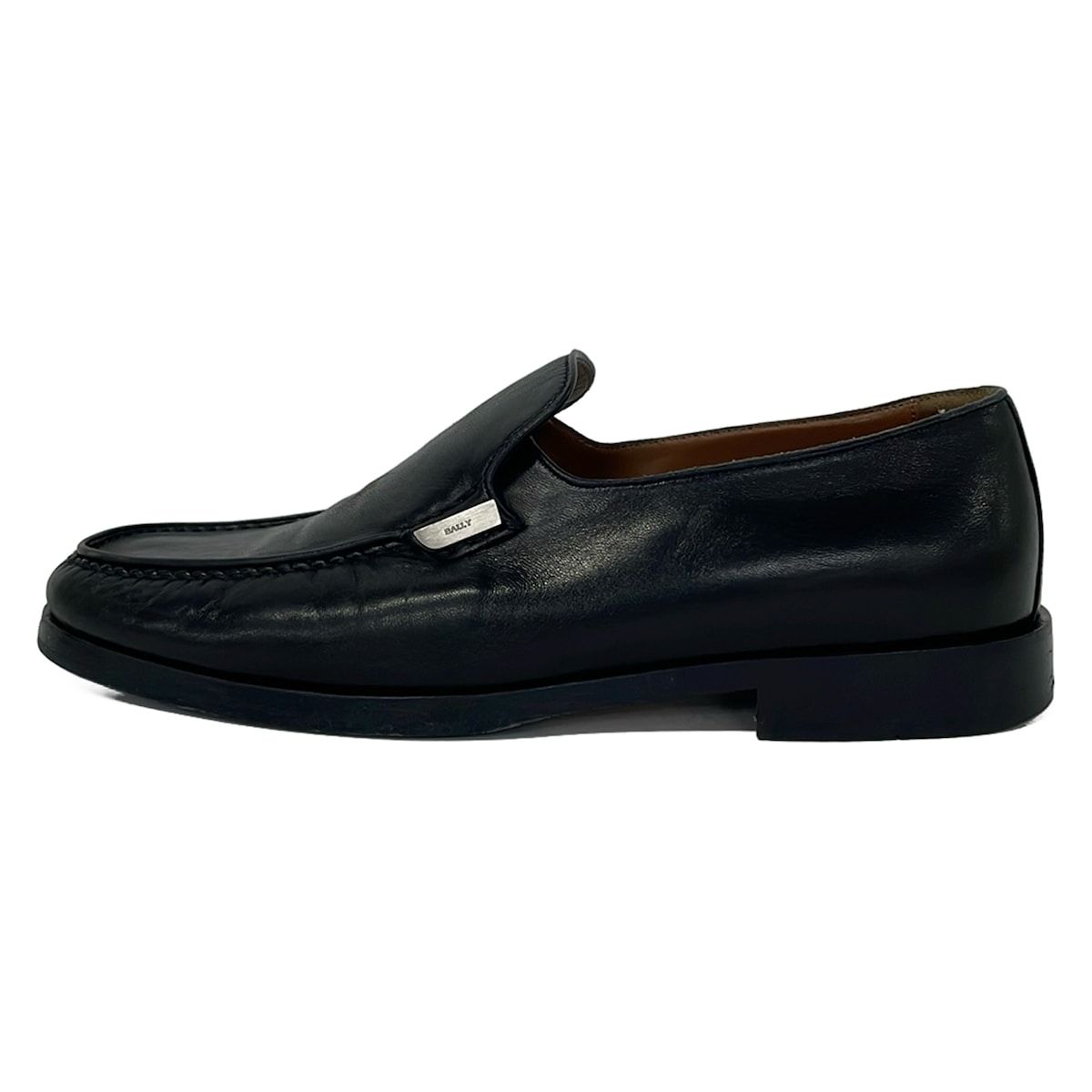 BALLY(バリー) 靴 US7 メンズ - 黒 レザー