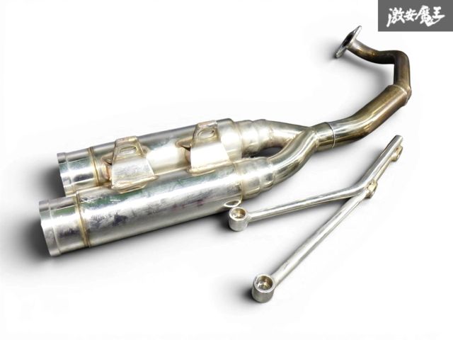 ☆即発送☆ ホンダ HONDA AF58 ズーマー ステンレス マフラー エキゾースト デュアル 2本出し 原チャ スクーター カスタム