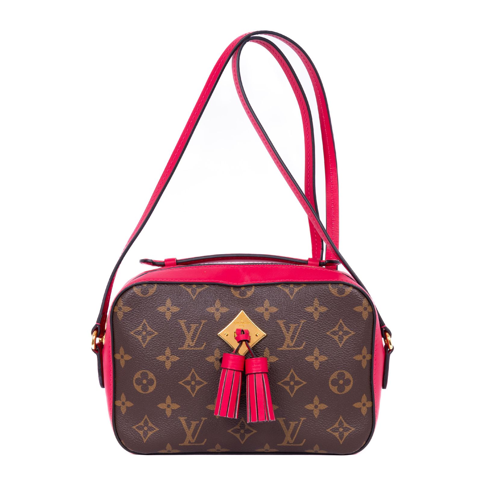 [中古] LOUIS VUITTON ルイヴィトンサントンジュ茶色モノグラムキャンバスA
