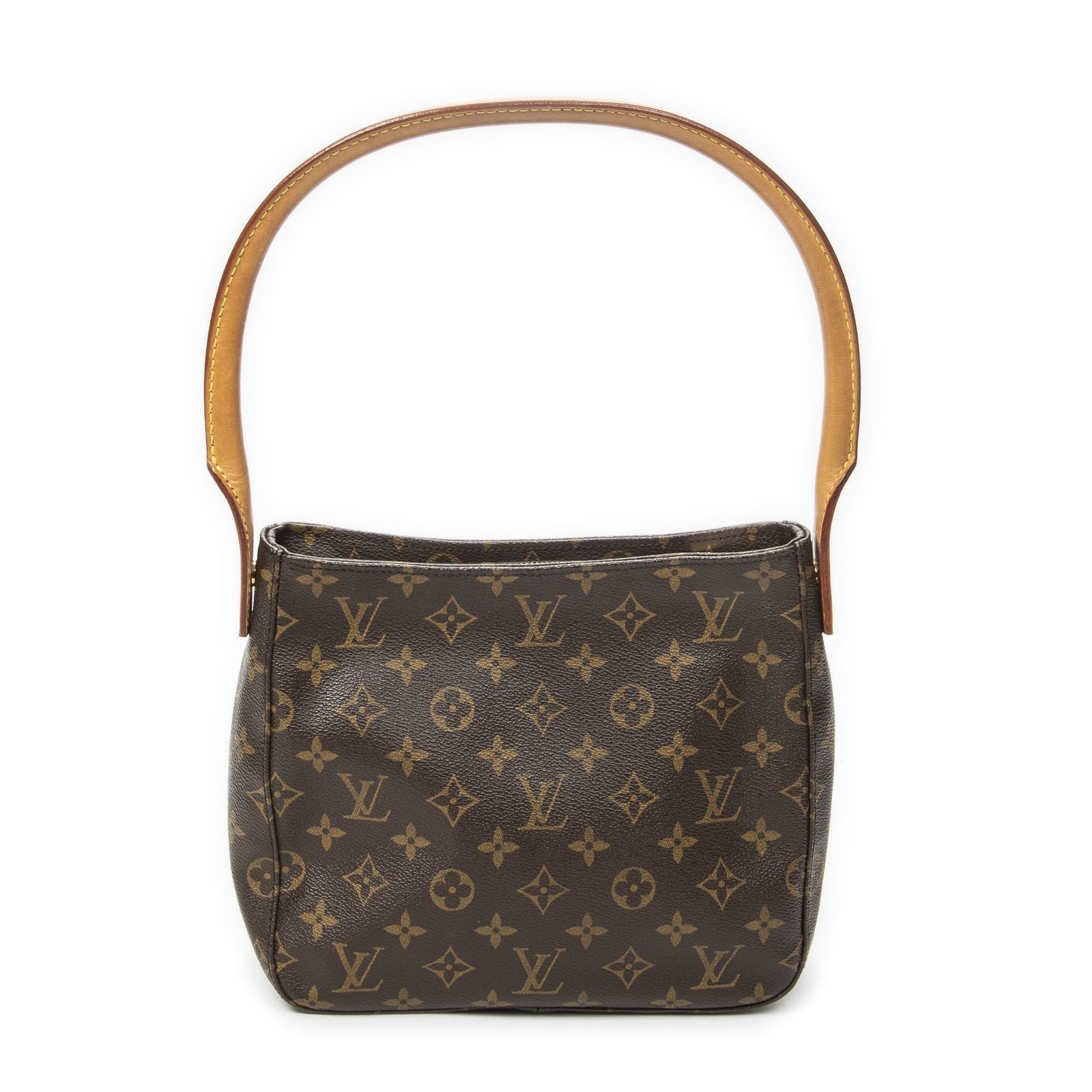 [中古] LOUIS VUITTON ルイヴィトンルーピング茶色モノグラムキャンバスA