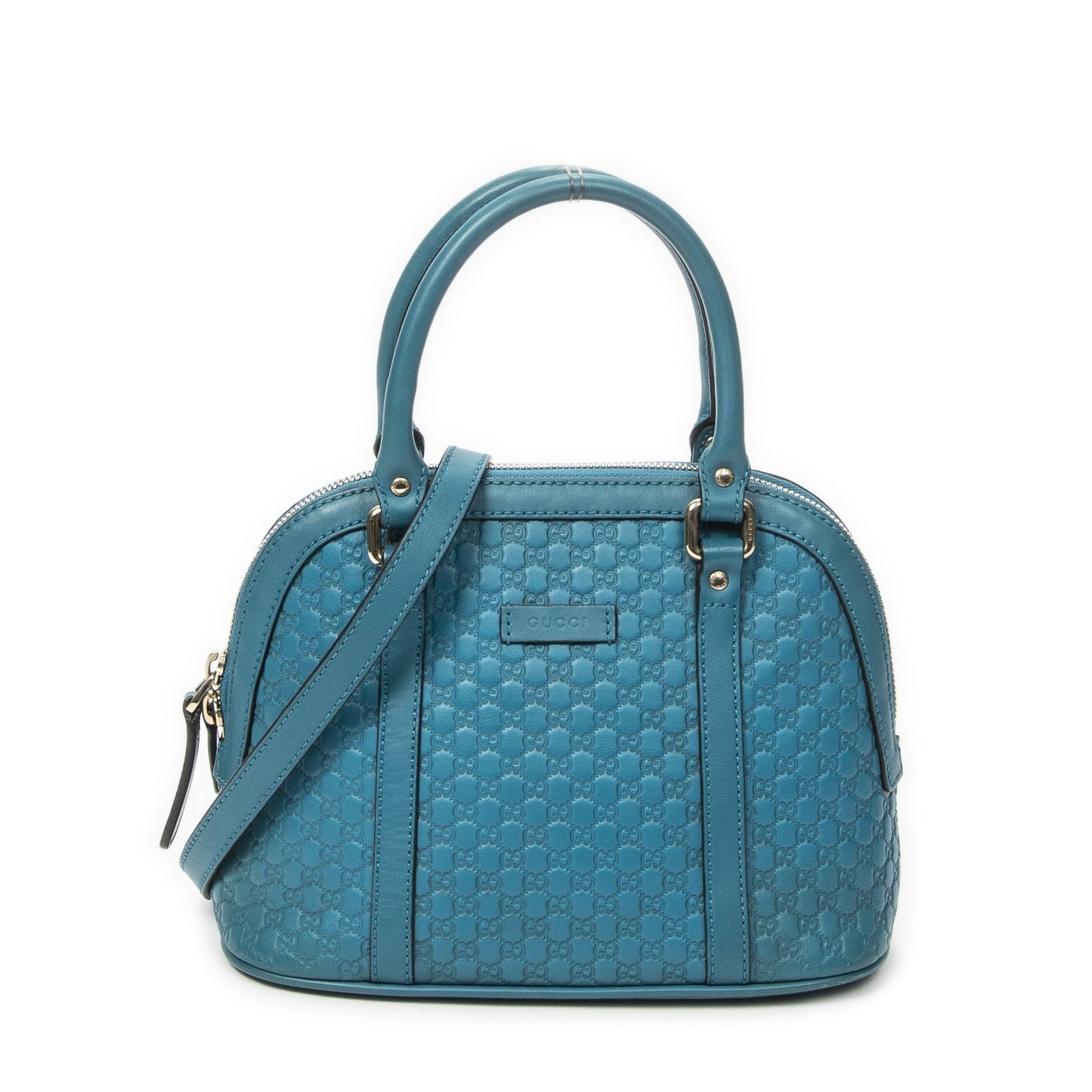 [中古] GUCCI グッチミニ ドーム トートティールグッチッシマA
