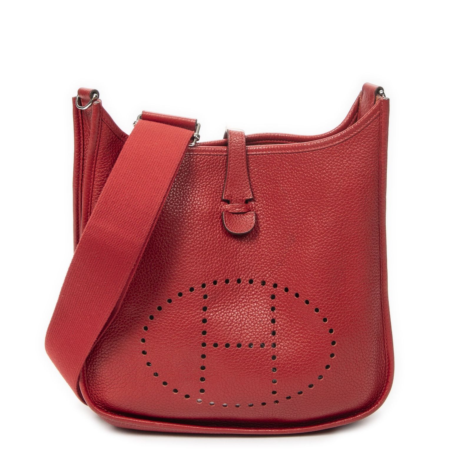 [中古] HERMES エルメスエヴリンIIIルージュ・ヴィフクレマンスレザーA