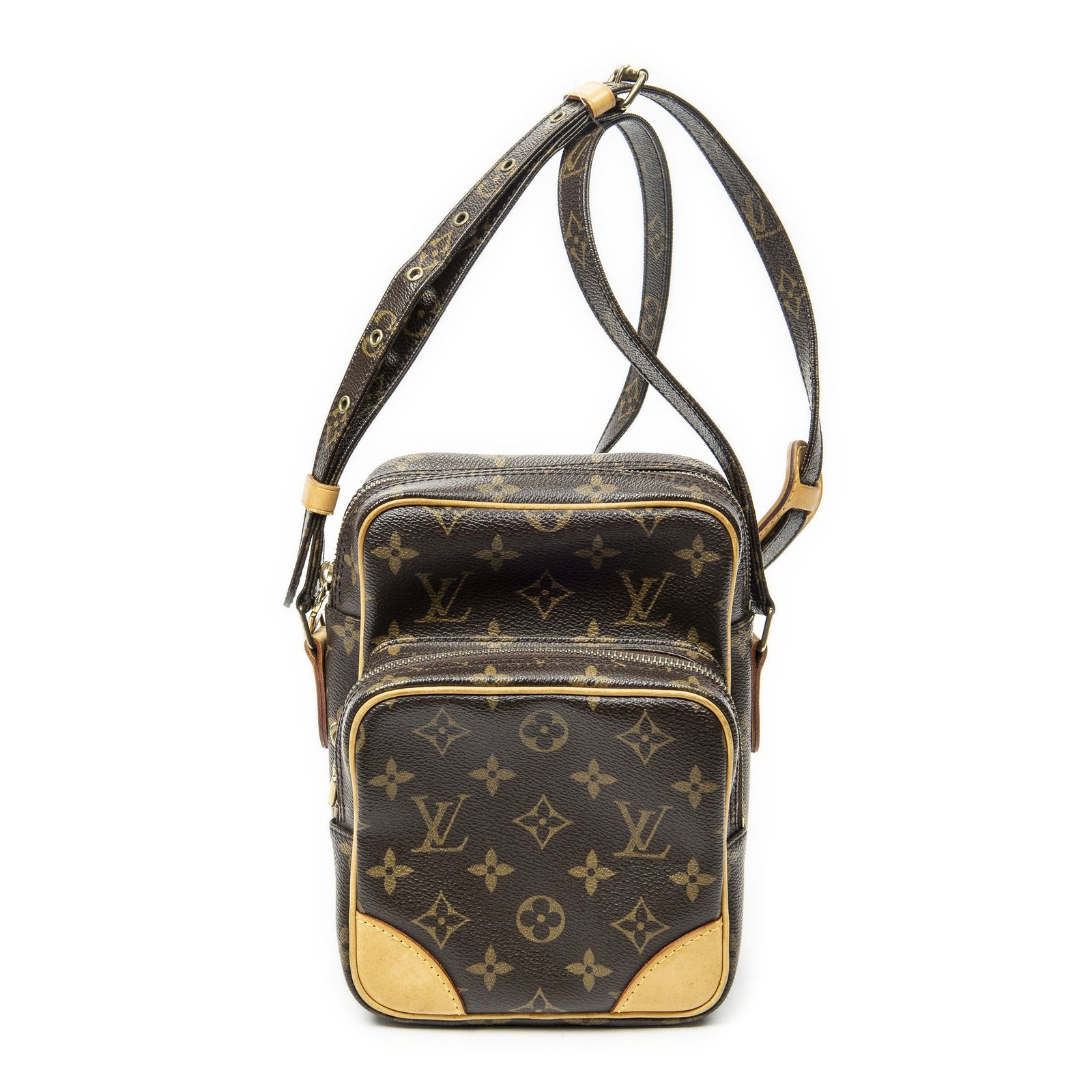 [中古] LOUIS VUITTON ルイヴィトンアマゾン茶色モノグラムキャンバスA
