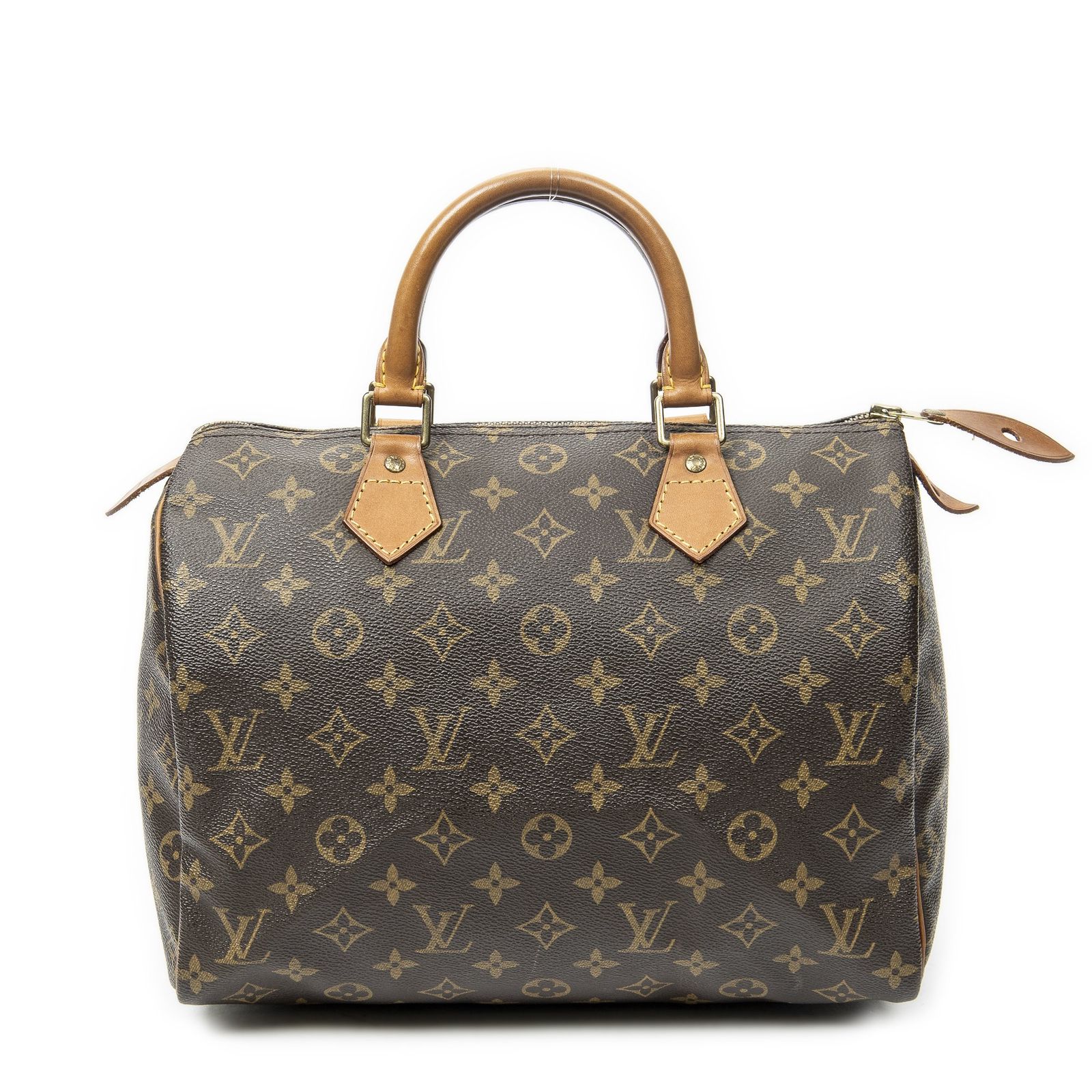 [中古] LOUIS VUITTON ルイヴィトンスピーディー茶色モノグラムキャンバスAB