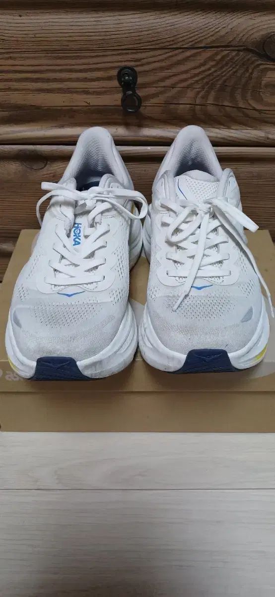 HOKA ONE ONE ホカオネオネ ボンダイ(BONDI) 9 白(ホワイト) ラウ(LAWOO)グラウト (280mm)