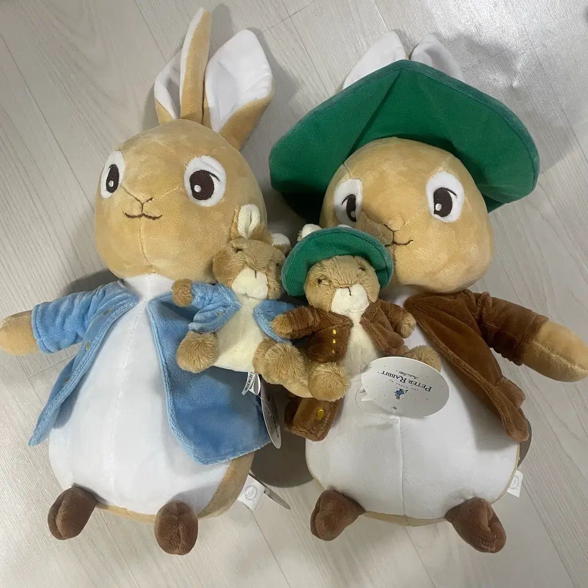 超激得，最新作 (4種セット) ピーターラビット ベンジャミン 29cm 9cm