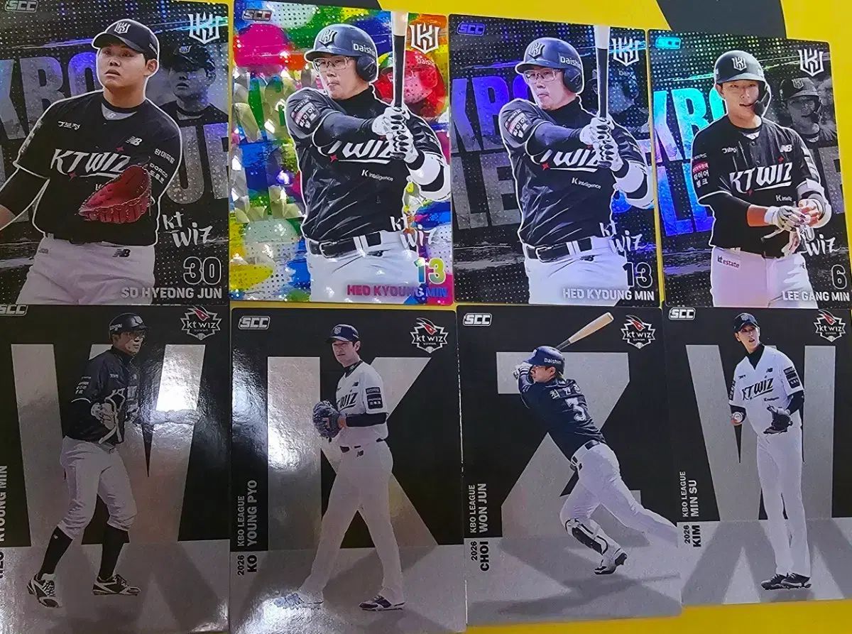 2026 KBO カード KT Wiz 選手 カード コレクション