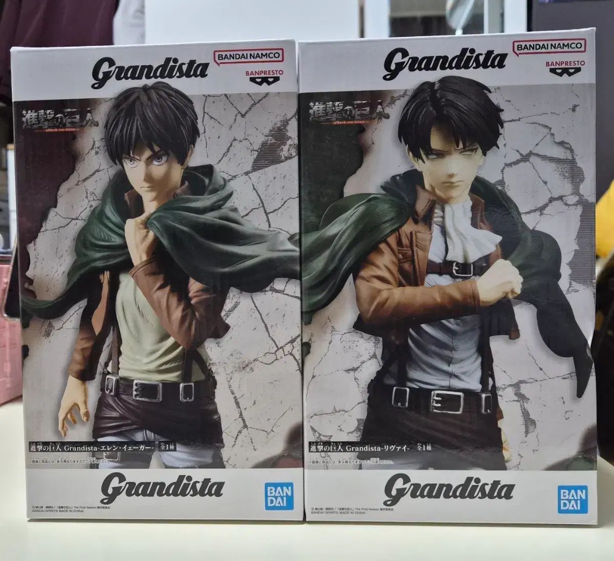 進撃の巨人Grandista（グランディスタ）-エレン-リヴァイ-24体セット 進撃の巨人 Grandista（グランディスタ）エレン リヴァイ フィギュア