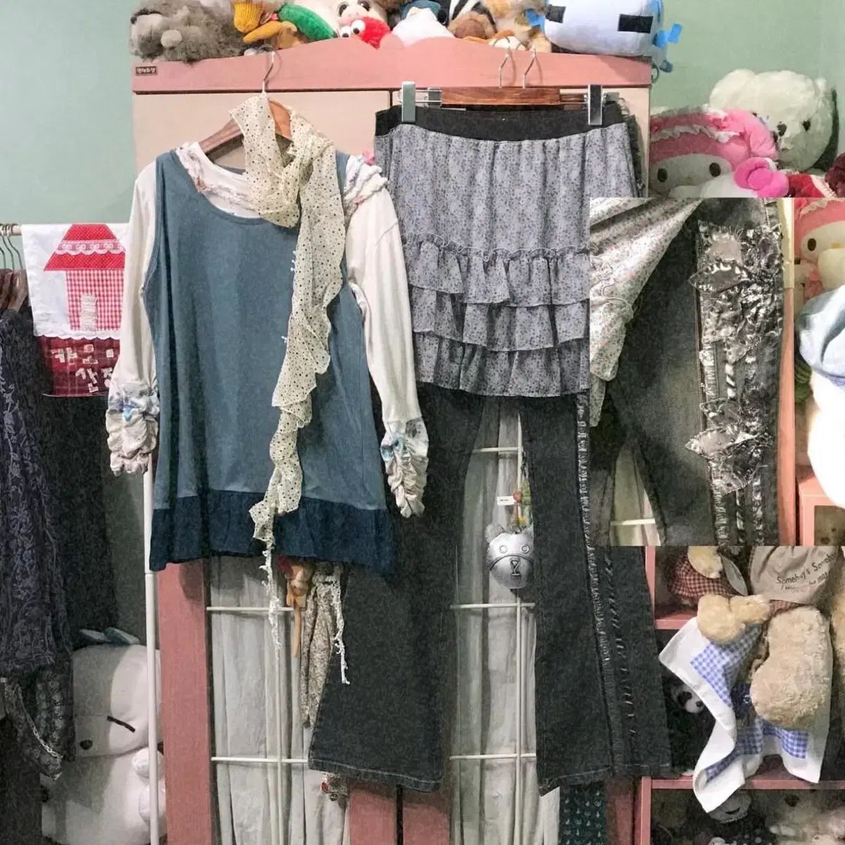 カモフラージュサンはぐみ 森ガール ヴィンテージ コーデ セット