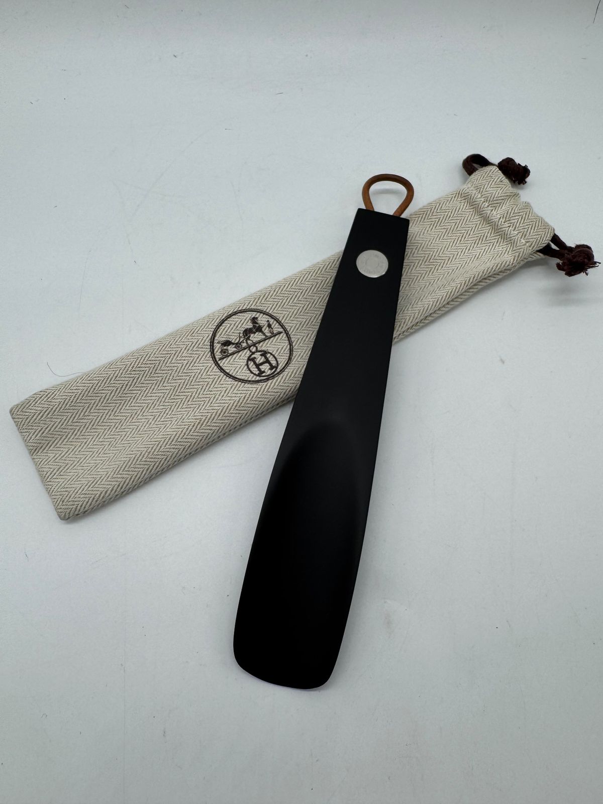 【美品】Hermès エルメス セリエ シューホーン ショス 靴ベラ P3175