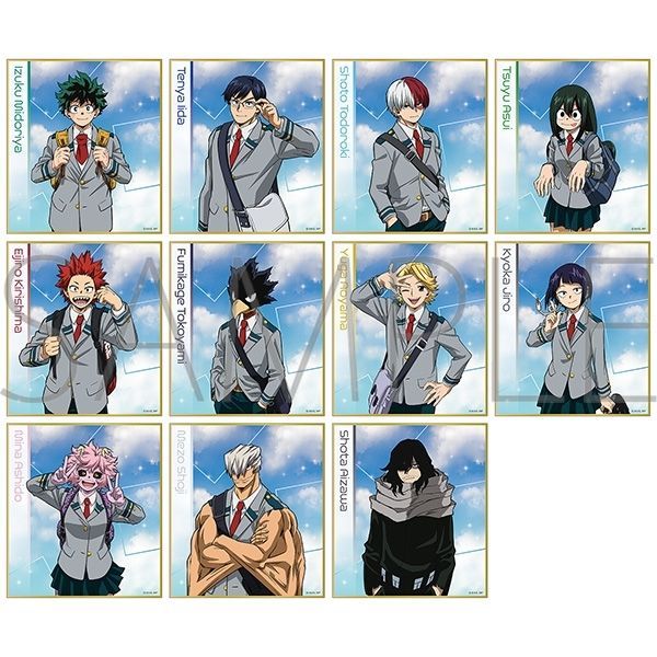『僕のヒーローアカデミア』ミニ色紙コレクション A エピローグビジュアル【BOX】