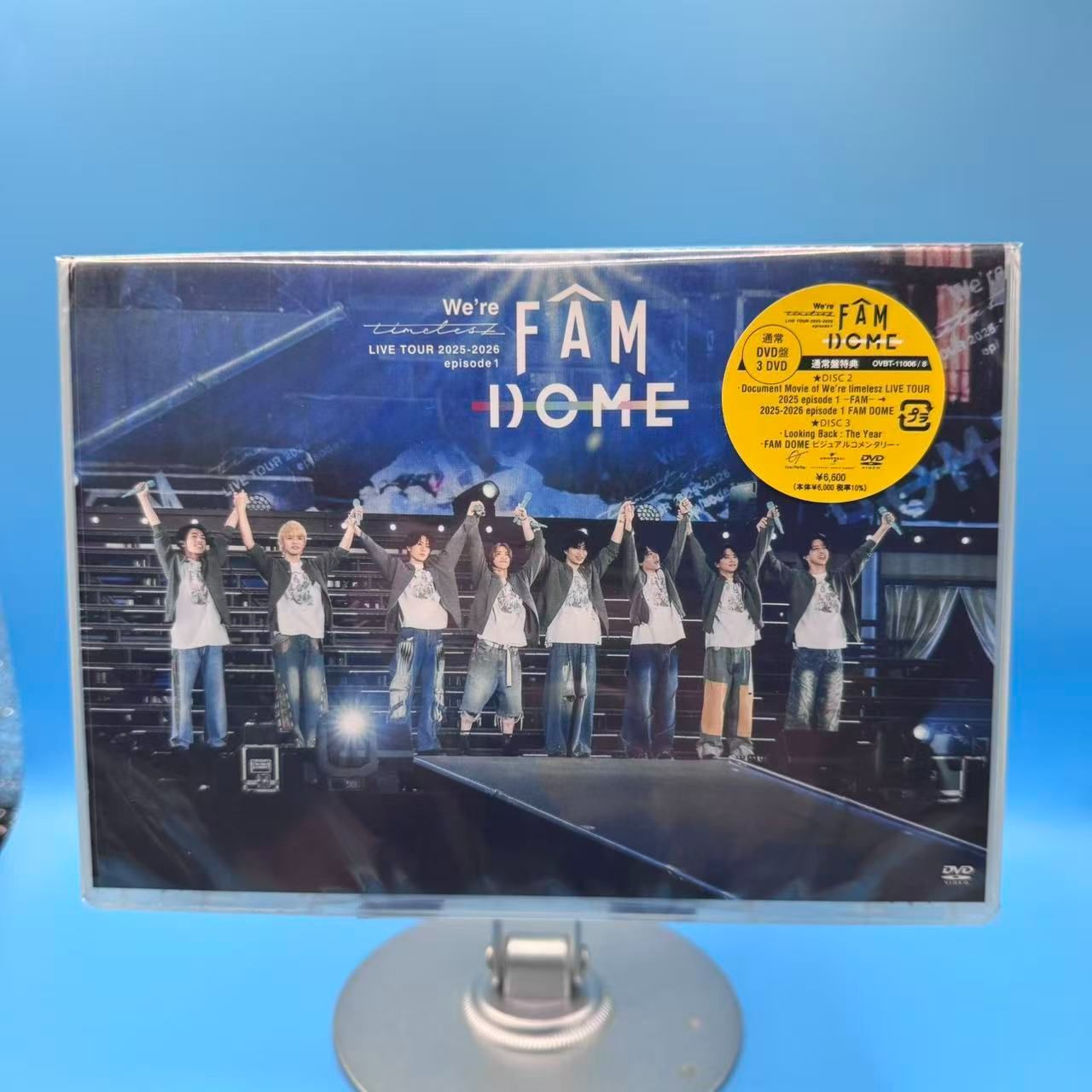 未開封】We're timelesz LIVE TOUR 2025-2026 episode 1 FAM DOME