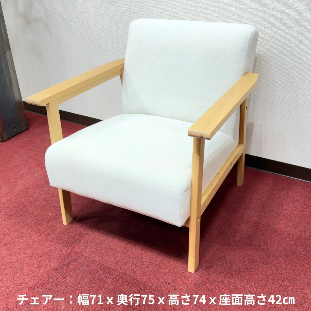 東京23区送料無料　超美品ラウンジチェアー　リンサークリーナによる洗浄/除菌済み　東京23区以外は送料別になります